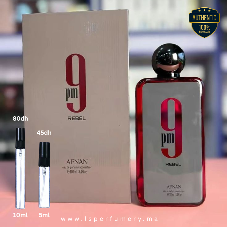 Afnan 9pm Rebel EDP Unisex - 10ml 5ml