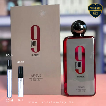 Afnan 9pm Rebel EDP Unisex - 10ml 5ml