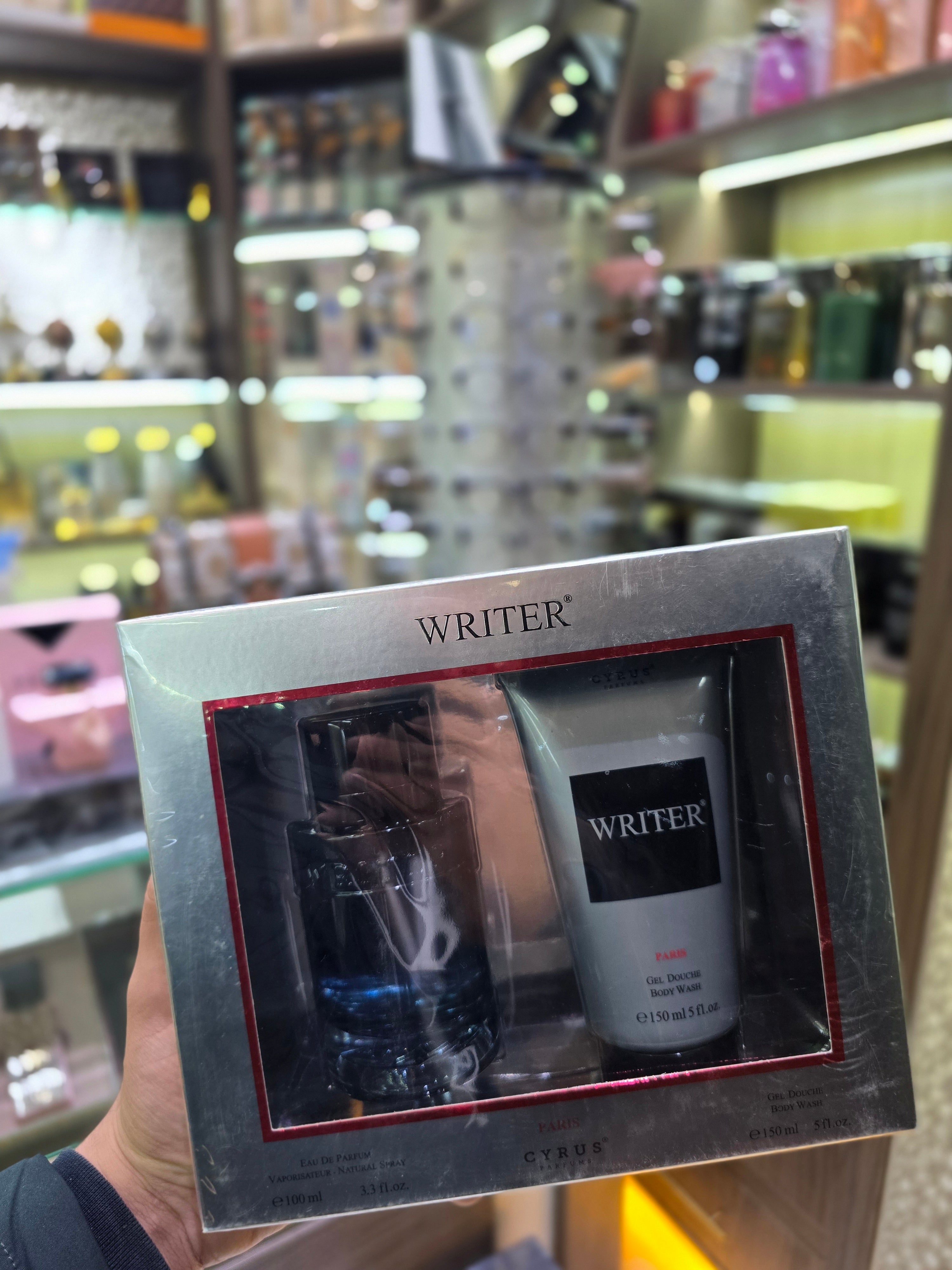 Coffret Writer parfum + Gel Douche
