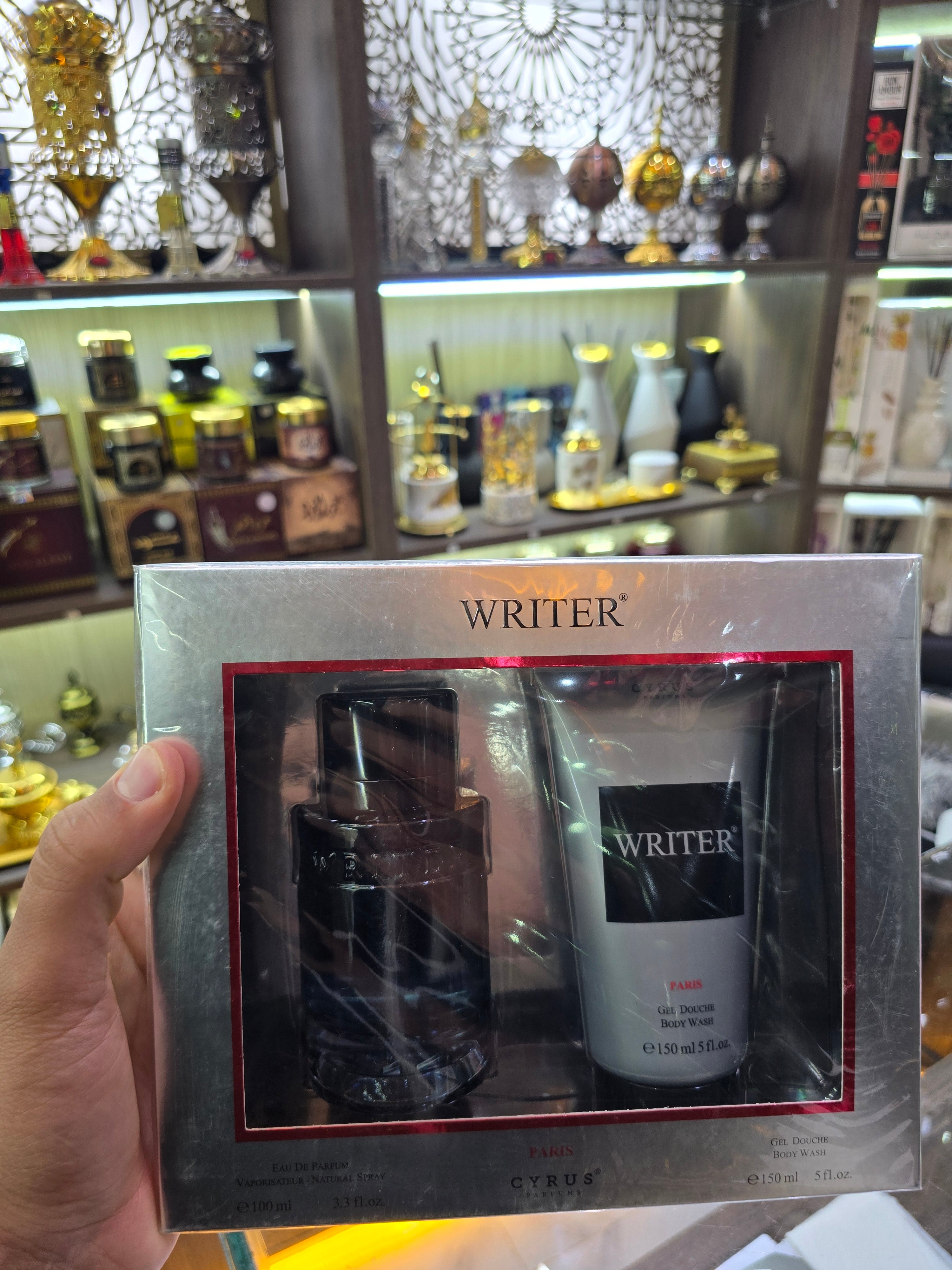 Coffret Writer parfum + Gel Douche